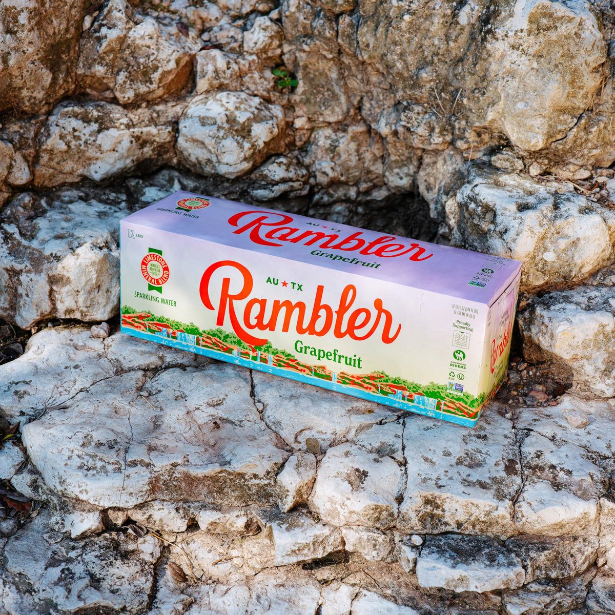RAMBLER AUTX sustainability logo signaling local conservation partnerships