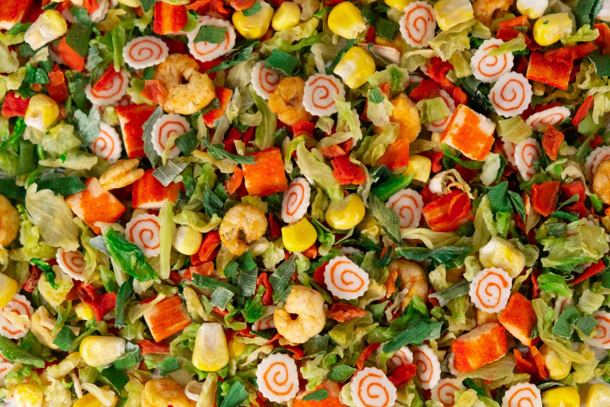 Ramen Eats classic seafood mix: fish cake with corn and veggies adds savory depth to noodles