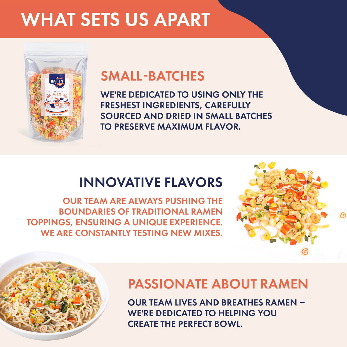 Ramen Eats classic seafood mix: ready-to-serve topping to elevate home ramen