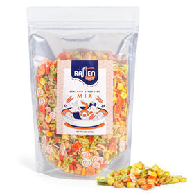 Ramen Eats classic seafood mix: shrimp and imitation crab topping for ramen flavor boost