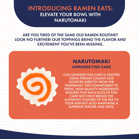 Ramen Eats Narutomaki hydration ready topping rehydrates quickly for bowls.