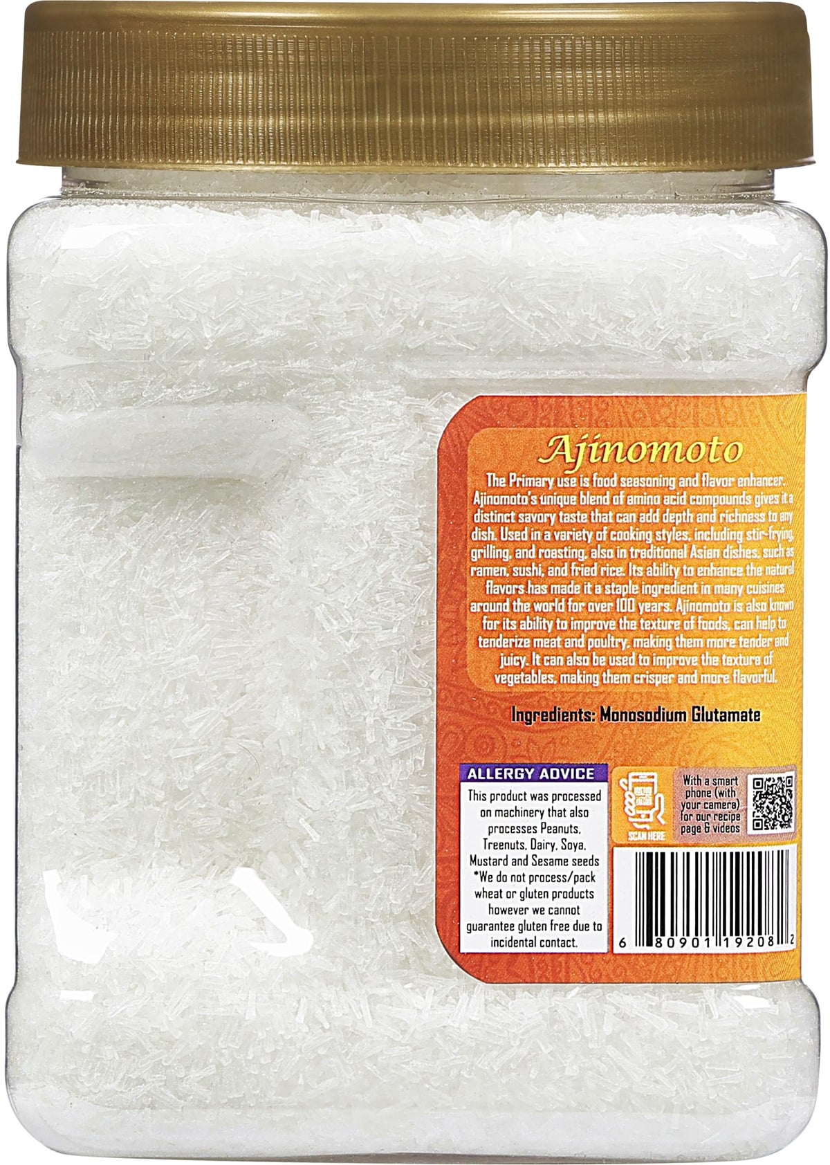 Rani Ajinomoto in wok during sautéed vegetables for depth