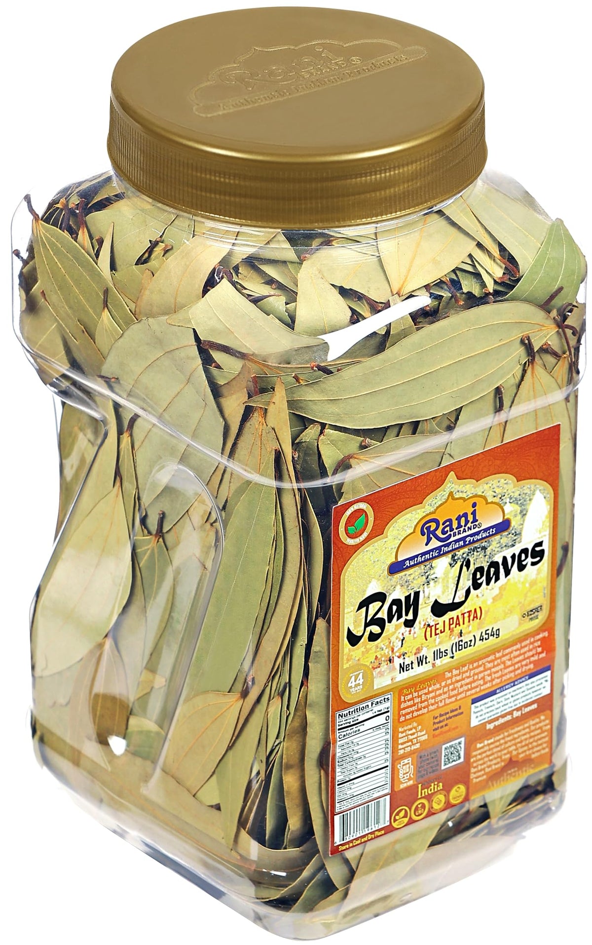 Rani Bay Leaf on spice shelf paired with culinary essentials