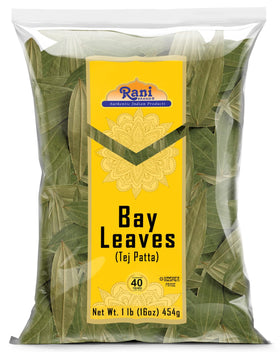 Rani Bay Leaf whole leaves deliver rich flavor for soups and stews.