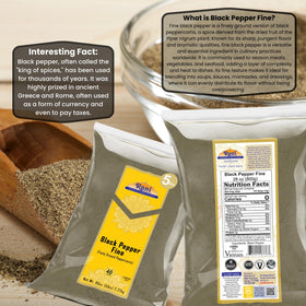 Rani Black Pepper Kosher non-GMO label signals trusted quality