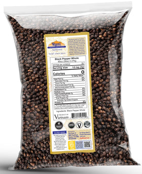 Rani Black Pepper Whole on spoon shows precise seasoning use