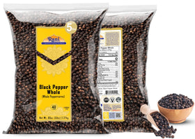 Rani Black Pepper Whole carton packaging highlights freshness and bulk value