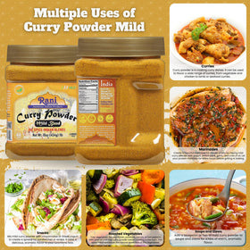 Preparing curry with Rani Mild Powder yields rich aroma and depth.