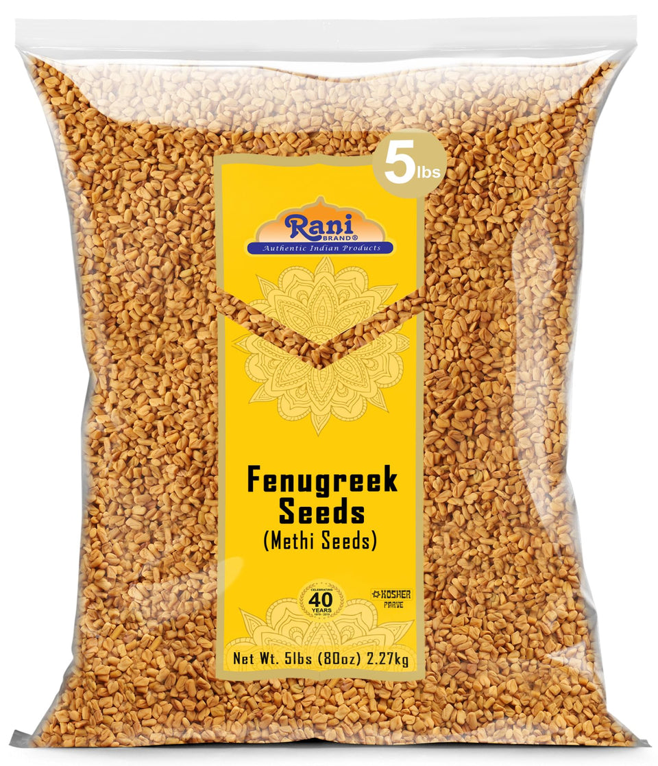 Rani Fenugreek seeds bulk bag for versatile cooking and shelf life