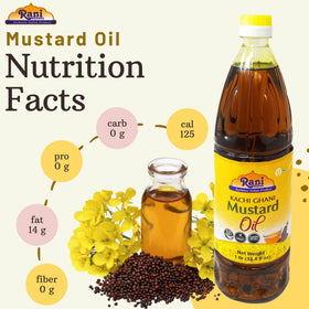 Rani Mustard Oil application on hair to show conditioning