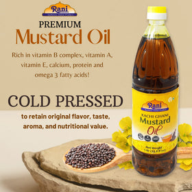 Rani Mustard Oil massage usage with hands