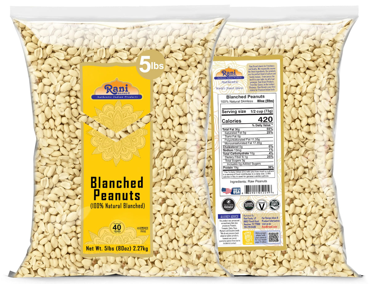 Rani Brand non-GMO, preservative-free peanuts for healthy use