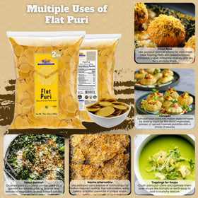Rani Brand Pani Puri Coins uncooked bulk bag for custom prep