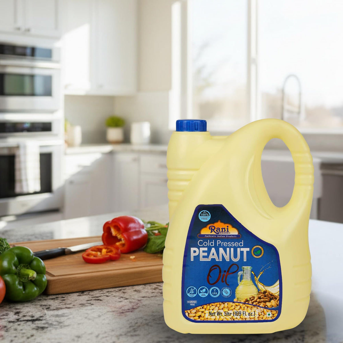 Rani Brand Peanut Oil kosher seal signals dietary compatibility for meals