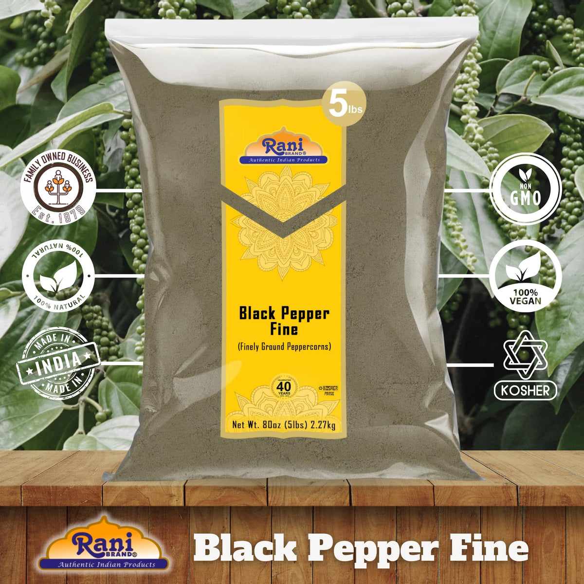 Rani Brand spice rack-ready jar for easy meal prep