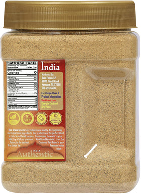 Rani bulk 16oz jar on kitchen counter for easy chai prep.