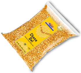 Rani Chana Dal displayed with spices for flavorful Indian meals.