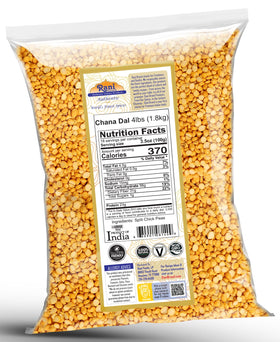Rani Chana Dal creates hearty vegetarian dishes with protein-rich texture.