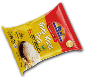 Rani Chapati Flour origin India branding underscores authentic Indian staple.