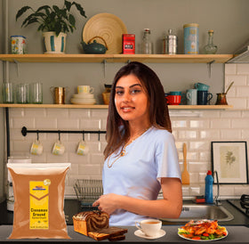 Rani dalchini ground label highlights kosher and non-GMO quality.