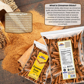 Rani Cinnamon Sticks as a spice for beverages and infusions