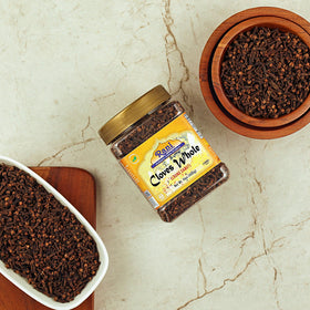 Rani Cloves Whole close-up showing rich aroma ideal for tea infusions.