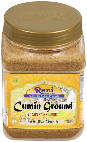 Rani Cumin Powder usage suggests enhancing curries and roasted vegetables.