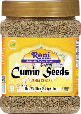 Rani Cumin Seeds Whole Jar Front perfect for authentic curries and rice