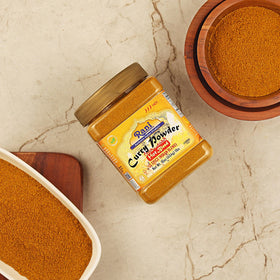 Rani curry powder hot jar open showing vibrant blend ready to cook