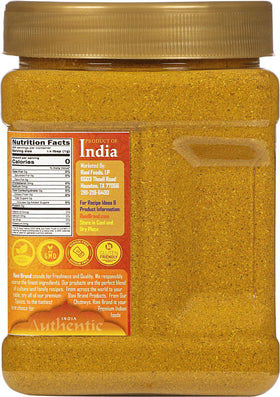 Small heap of Rani curry powder hot showcasing color and aroma
