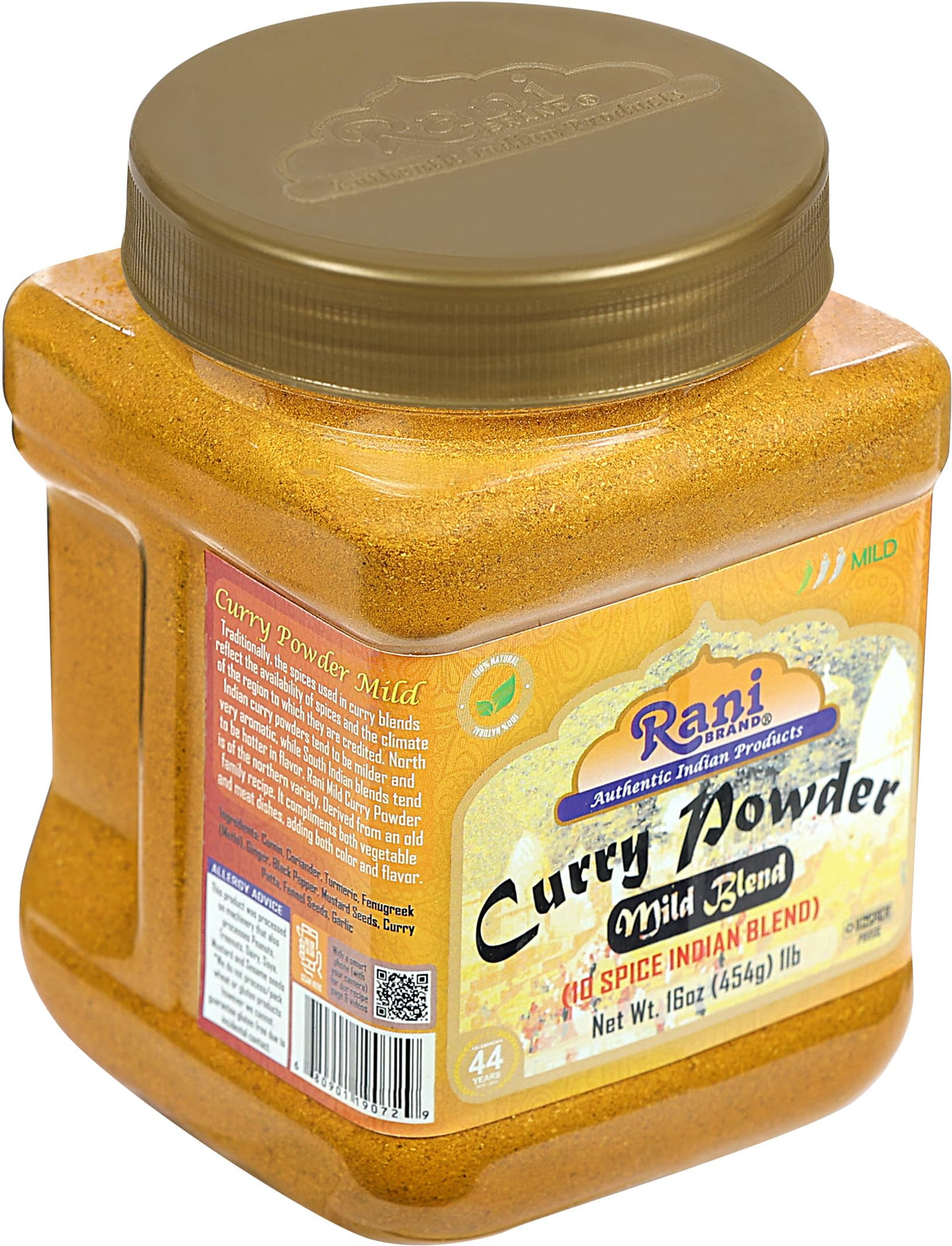 PET jar packaging preserves freshness for everyday Rani curry use.