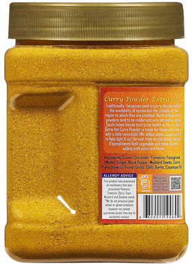 Rani curry powder in open packaging emphasizes jar design and convenience.