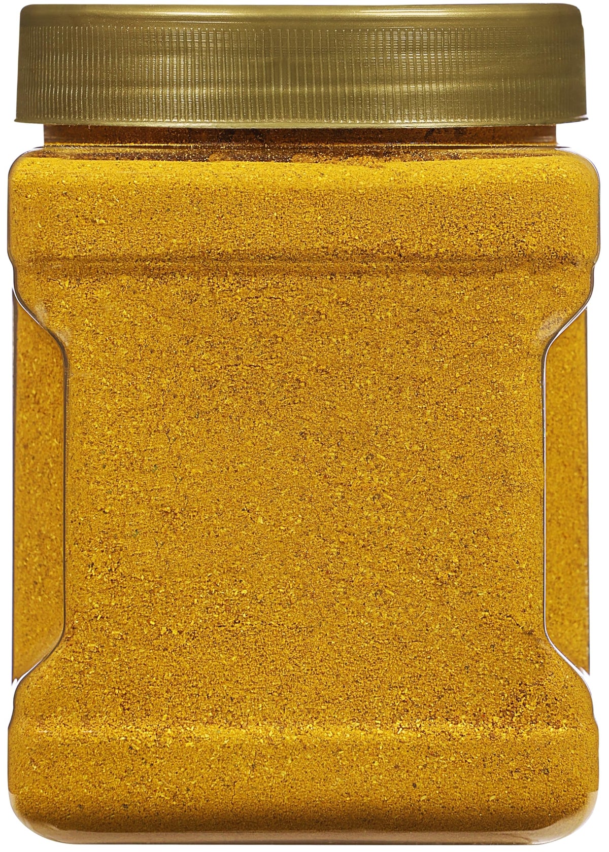 Rani curry powder being sprinkled over pan hints at bold flavor enhancement.