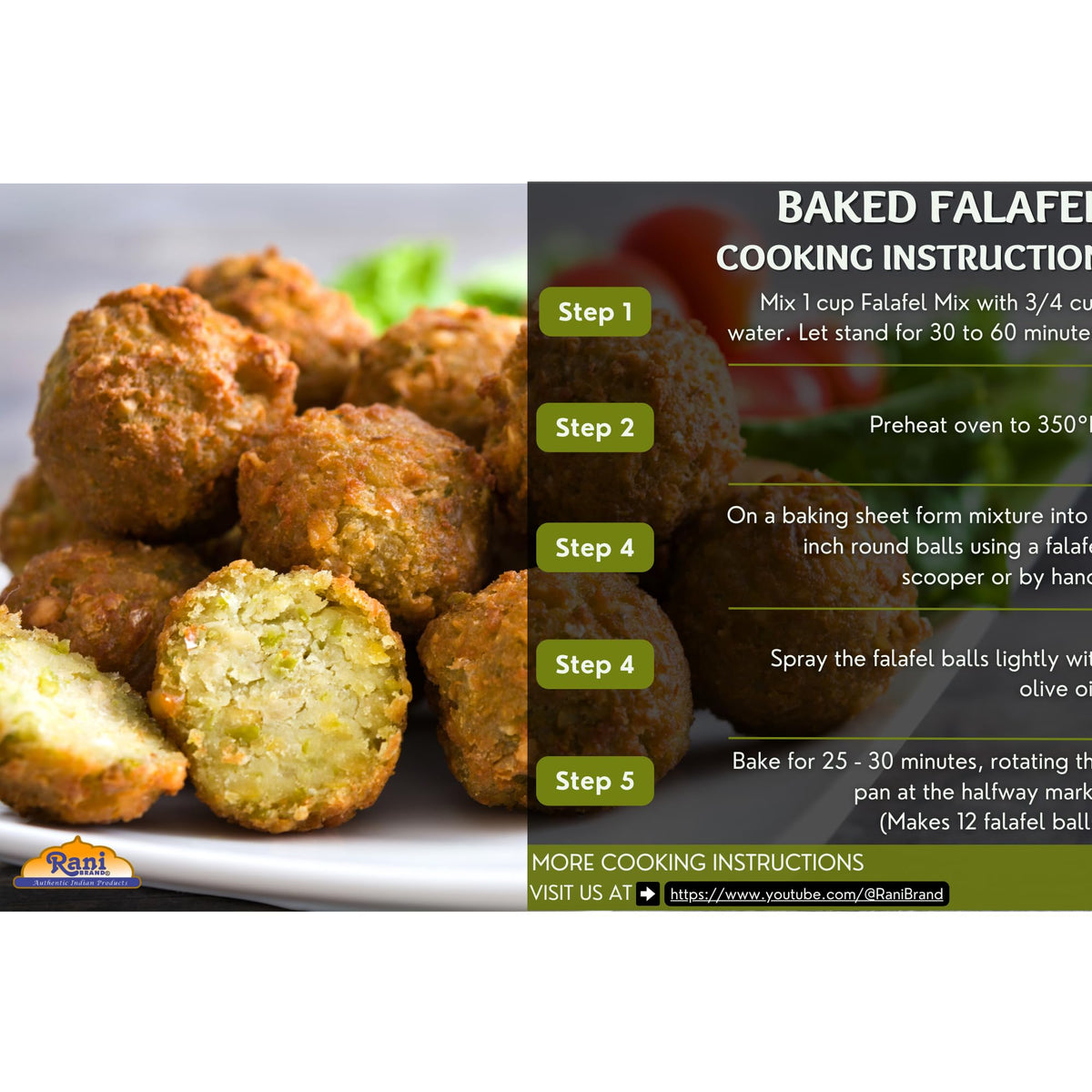 Pouring Falafex mix from the jar for quick falafel prep