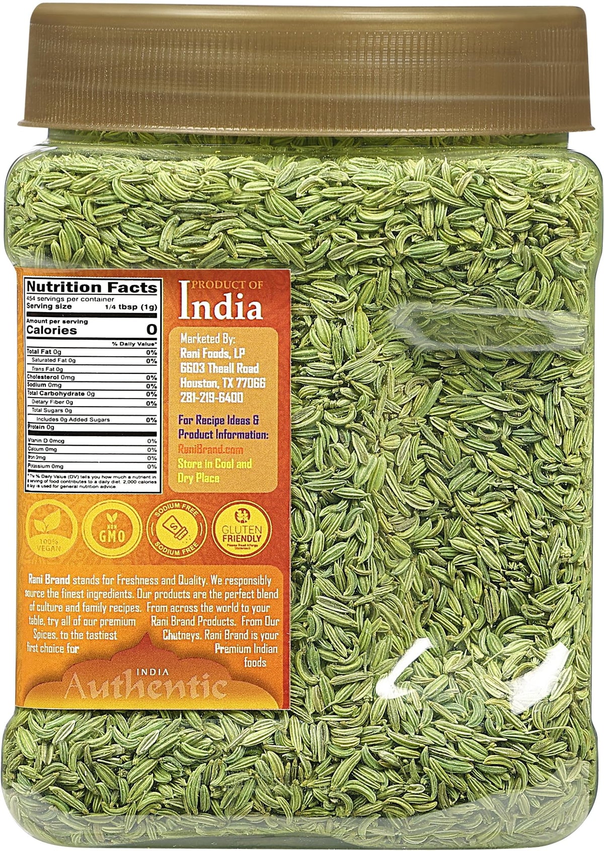 Rani Fennel Seeds tea infusion for fragrant cup