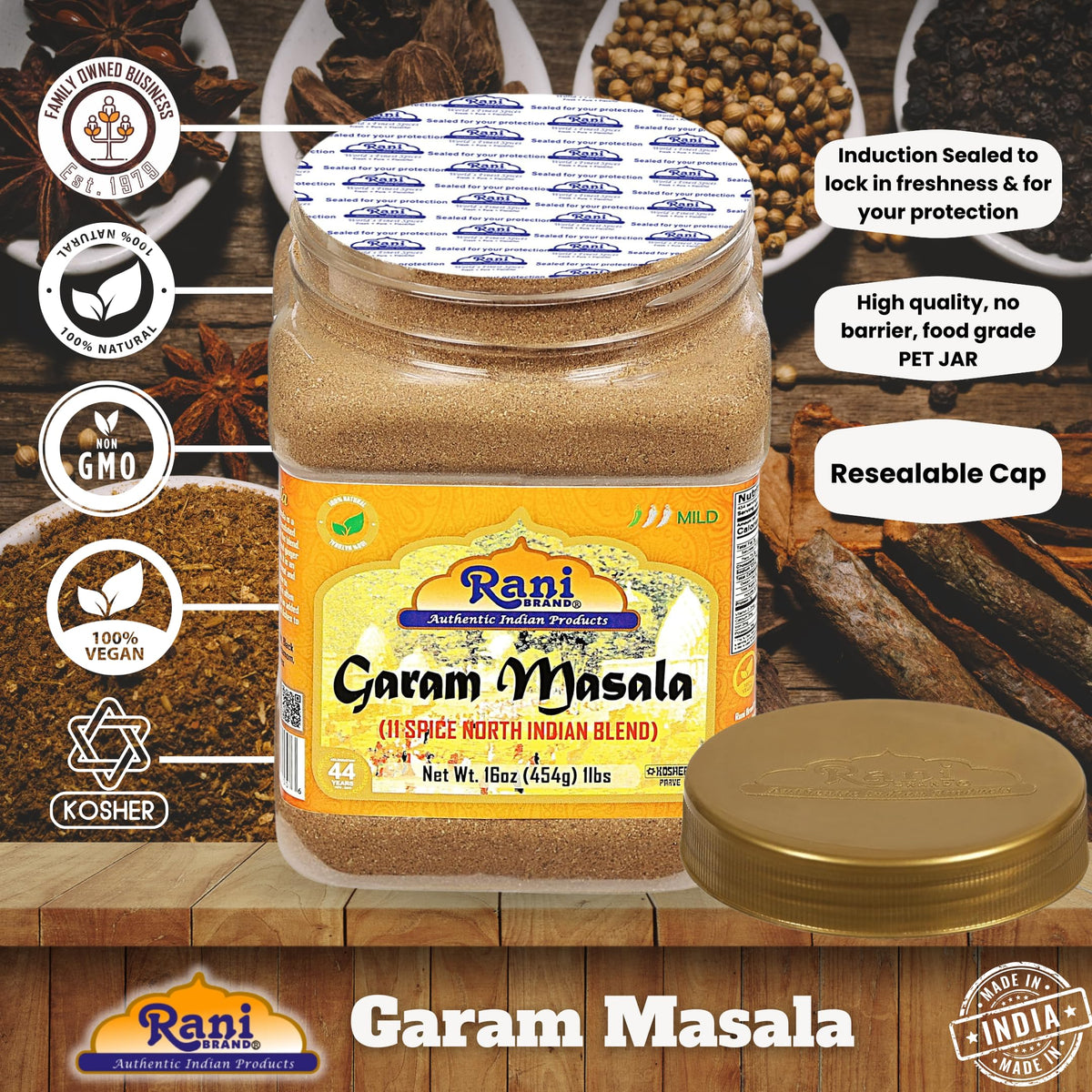 Rani Garam Masala used in a ready curry dish