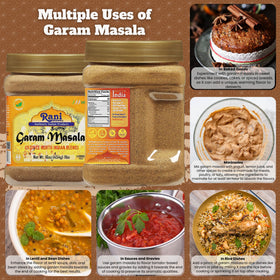 Rani Garam Masala ingredients palette highlighting spice variety
