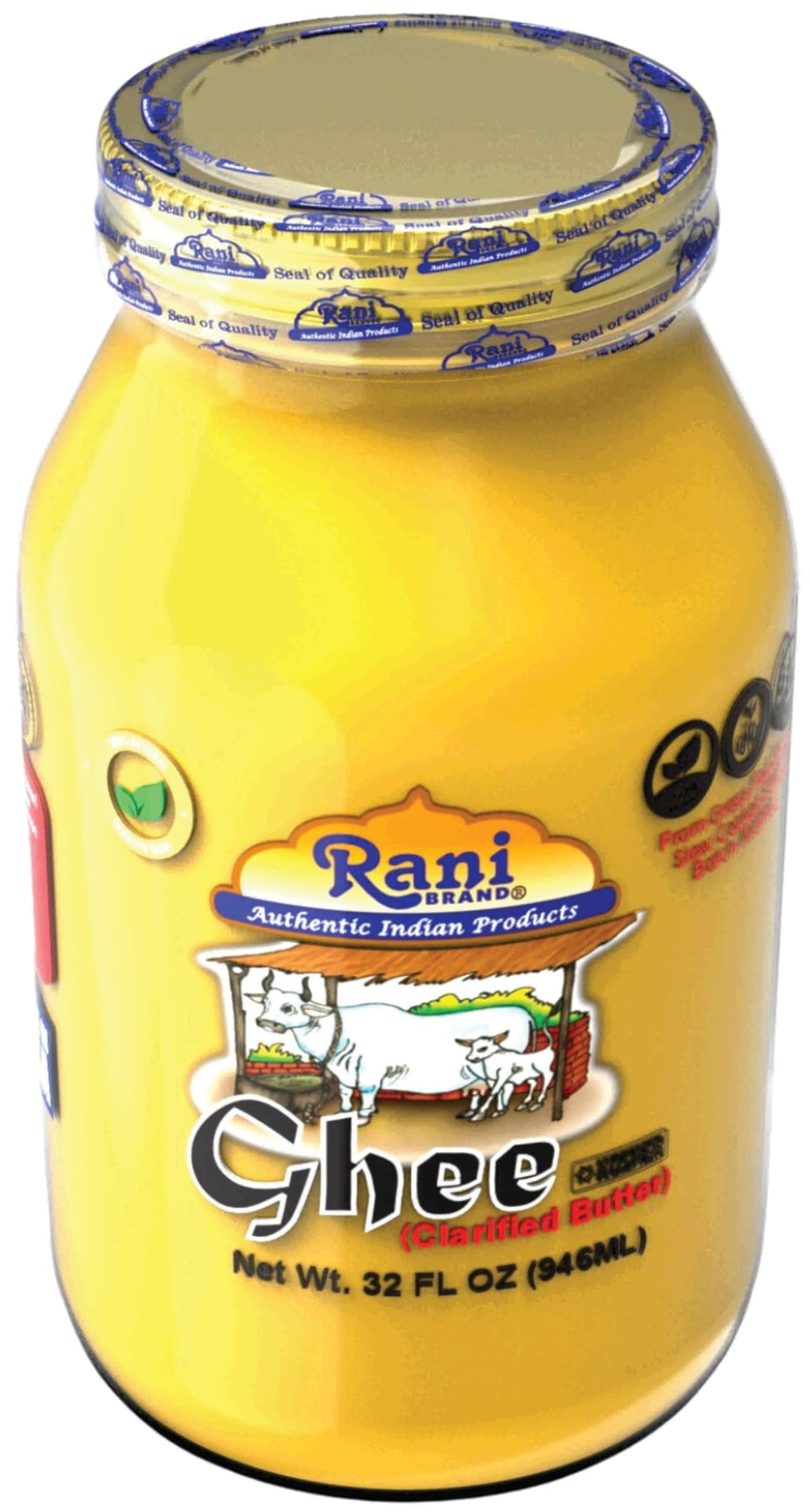 Rani Ghee in a jar ready for everyday cooking tasks.