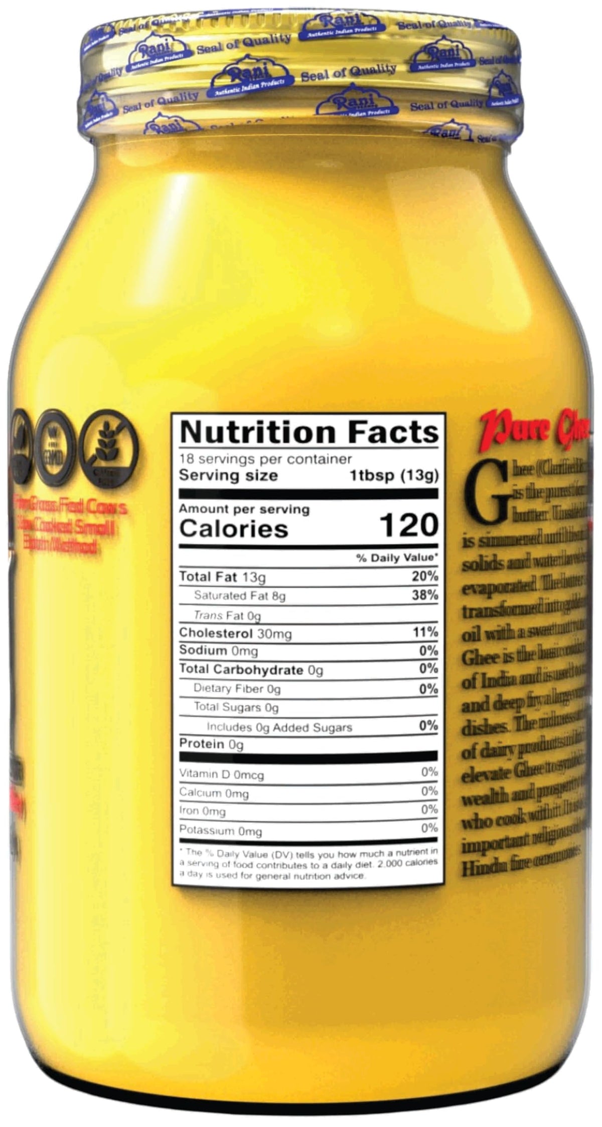 Rani Ghee is a Paleo and Keto-friendly option.