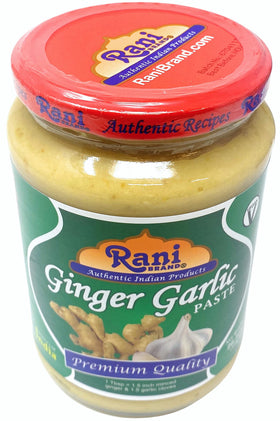 Product of India badge with Rani Ginger Garlic Paste.