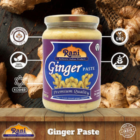 Rani Ginger Paste used in a stir-fry dish for aroma.