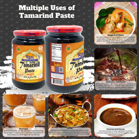 Rani Imli paste pure tamarind pulp perfect for chutneys and sauces.