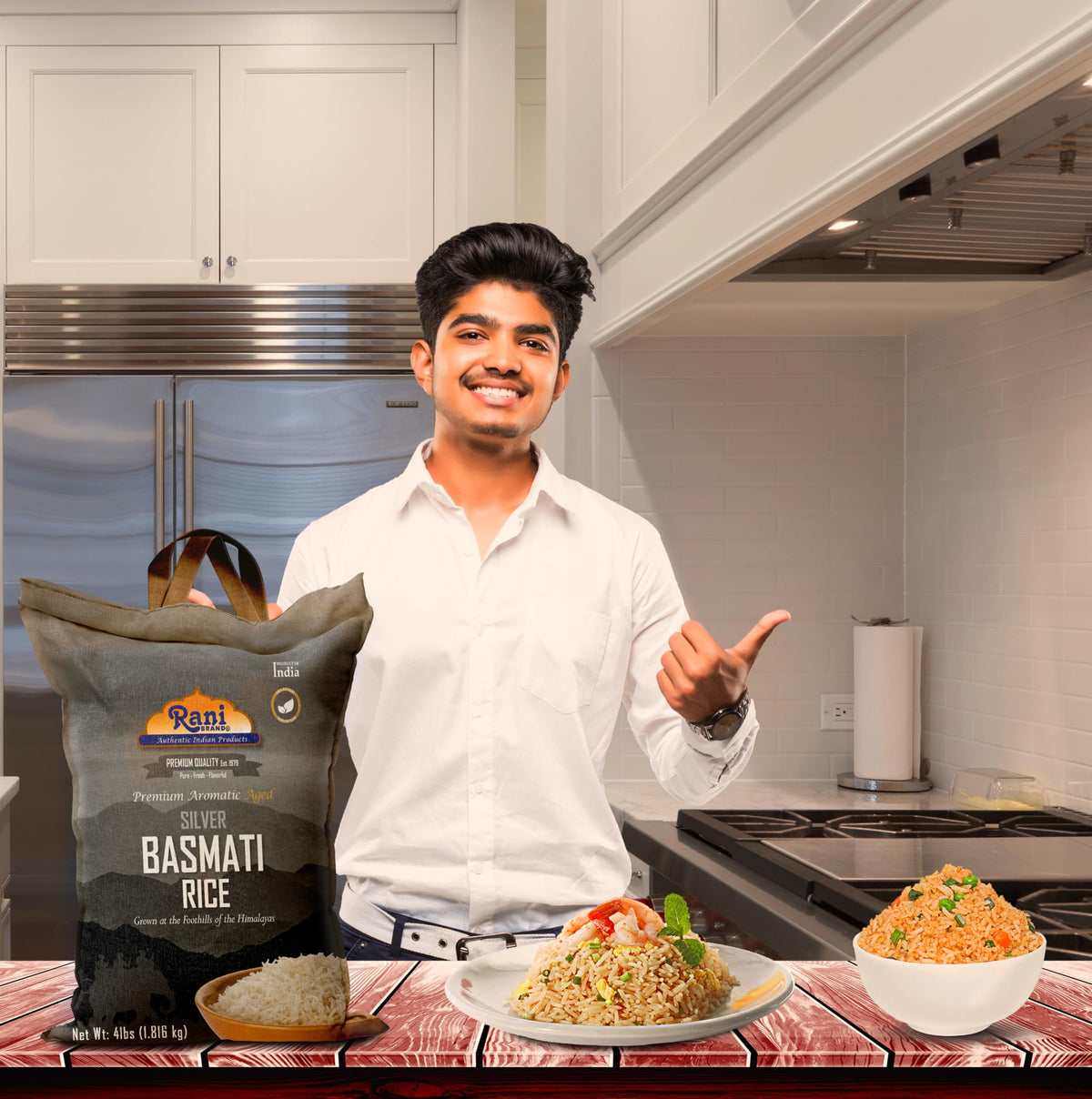 Rani gluten-friendly Basmati rice for gluten-free dishes
