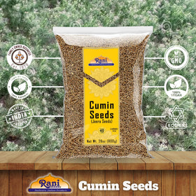 Rani Cumin seeds added to curry for earthy, warm flavor.