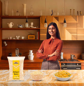Kosher-certified Rani Kohlapuri Mumra with no salt or sugar added.