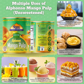 Rani Mango Pulp Puree used to craft creamy mango lassi at home