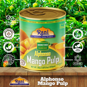 Rani Mango Pulp Puree with kosher label for confident cooking