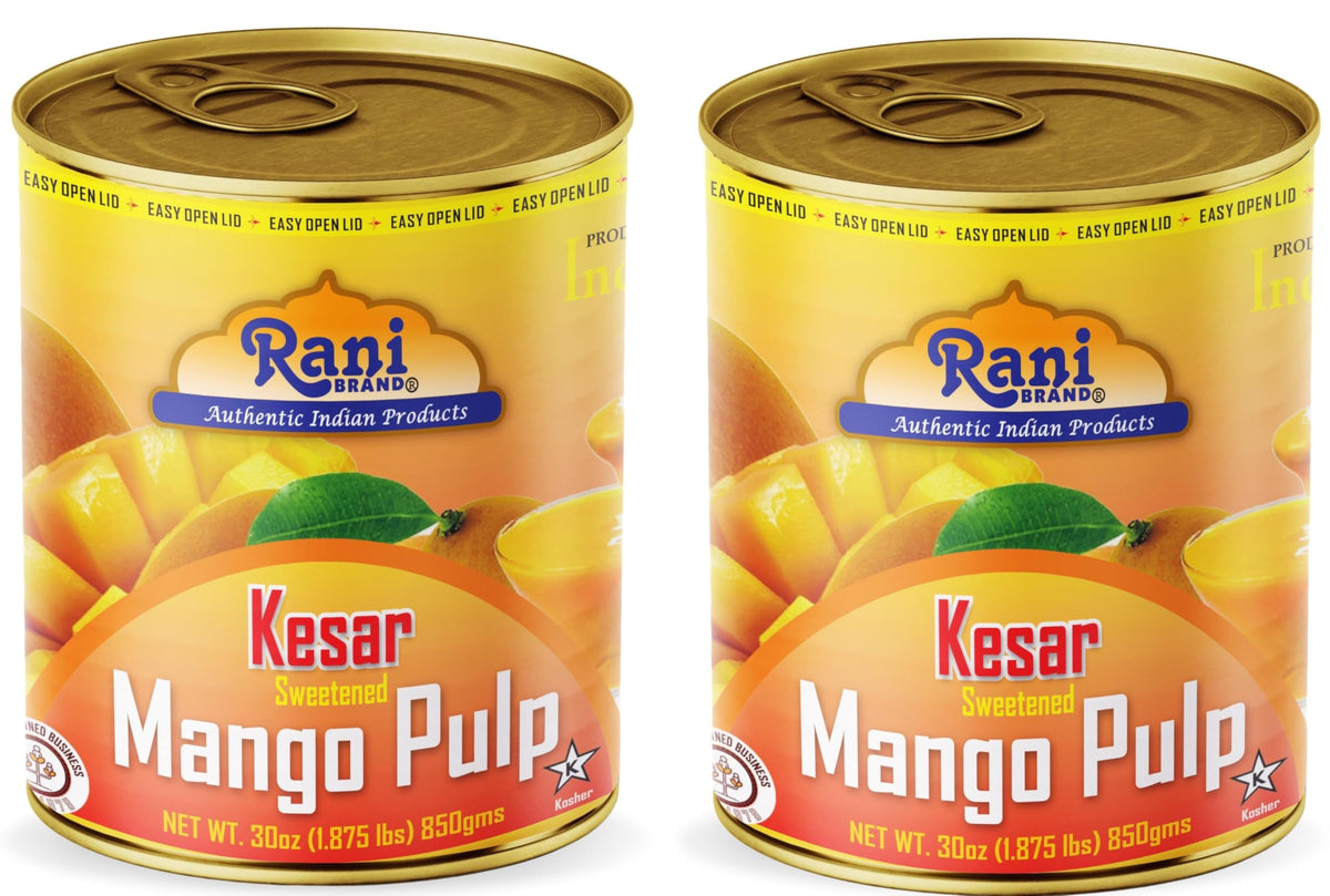 Rani Mango Pulp Puree Kesar bottle front view for lassi preparation