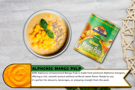 Rani Mango Pulp Puree Alphonso ideal for restaurant-inspired shakes