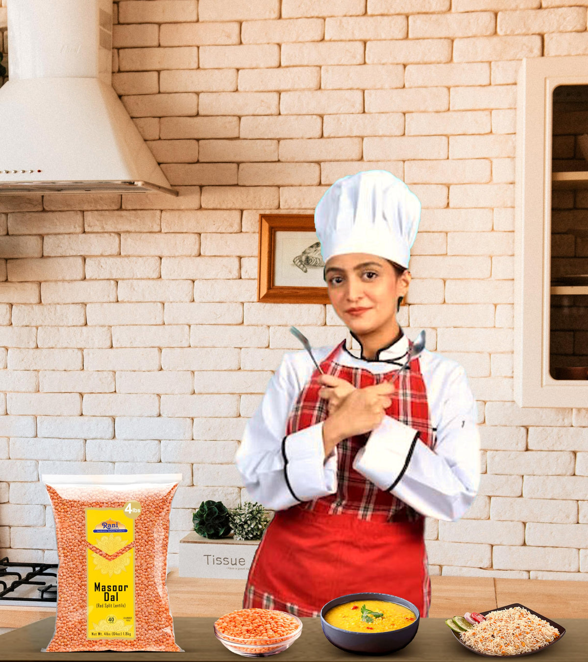 Rani Masoor Dal gluten-friendly sign emphasizes gluten-friendly pulses.